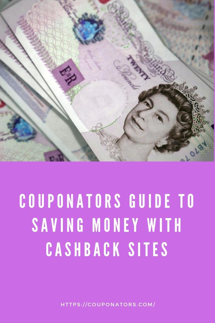 Cover page for saving money with cash back sites blog post