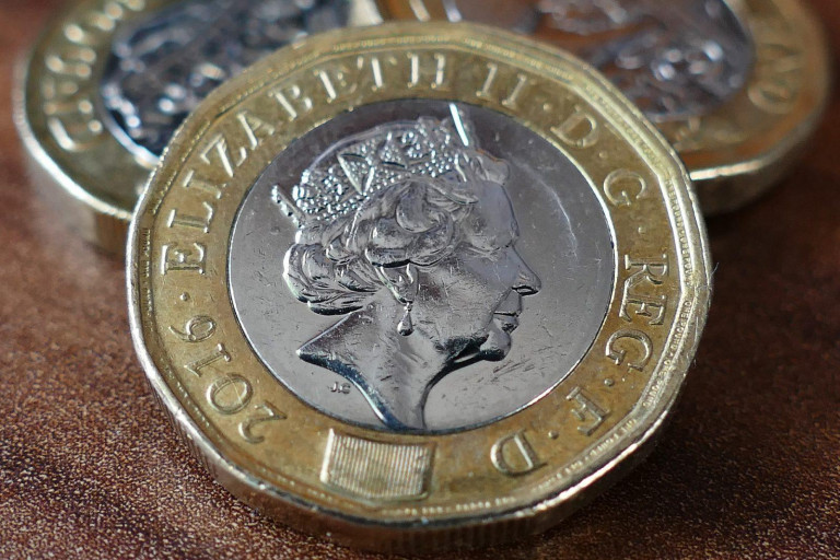 Photograph of pound coin